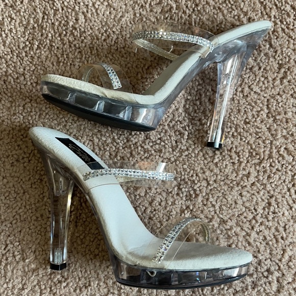 Ellie clear kitten heels - Picture 2 of 6